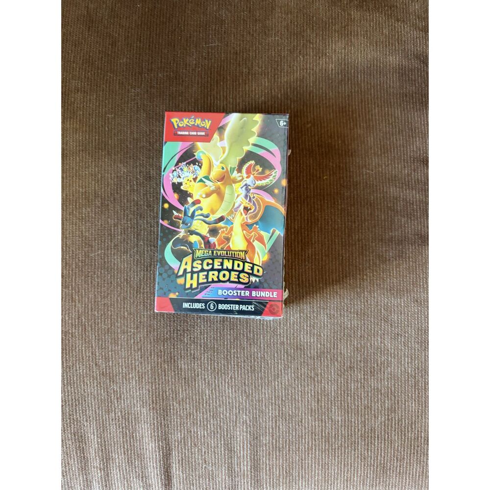 Pokémon TCG Mega Evolution Ascended Heroes Booster Bundle Factory Sealed
